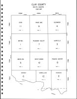 Clay County Code Map, Clay County 1992